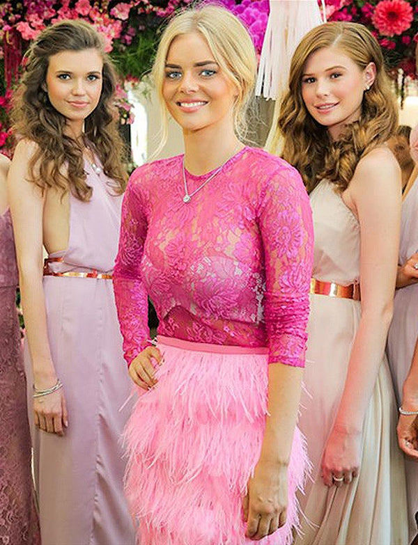 Behind the scenes: Pretty in pink with Samara Weaving and Solid Gold Diamonds