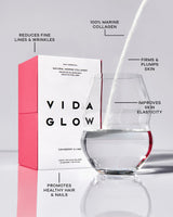 Vida Glow Natural Marine Collagen - Cranberry & Lime