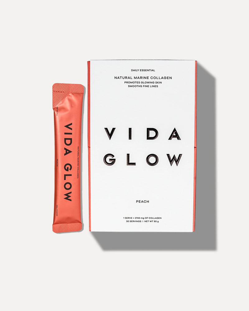 Vida Glow Natural Marine Collagen - Peach