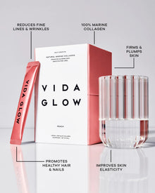 Vida Glow Natural Marine Collagen - Peach